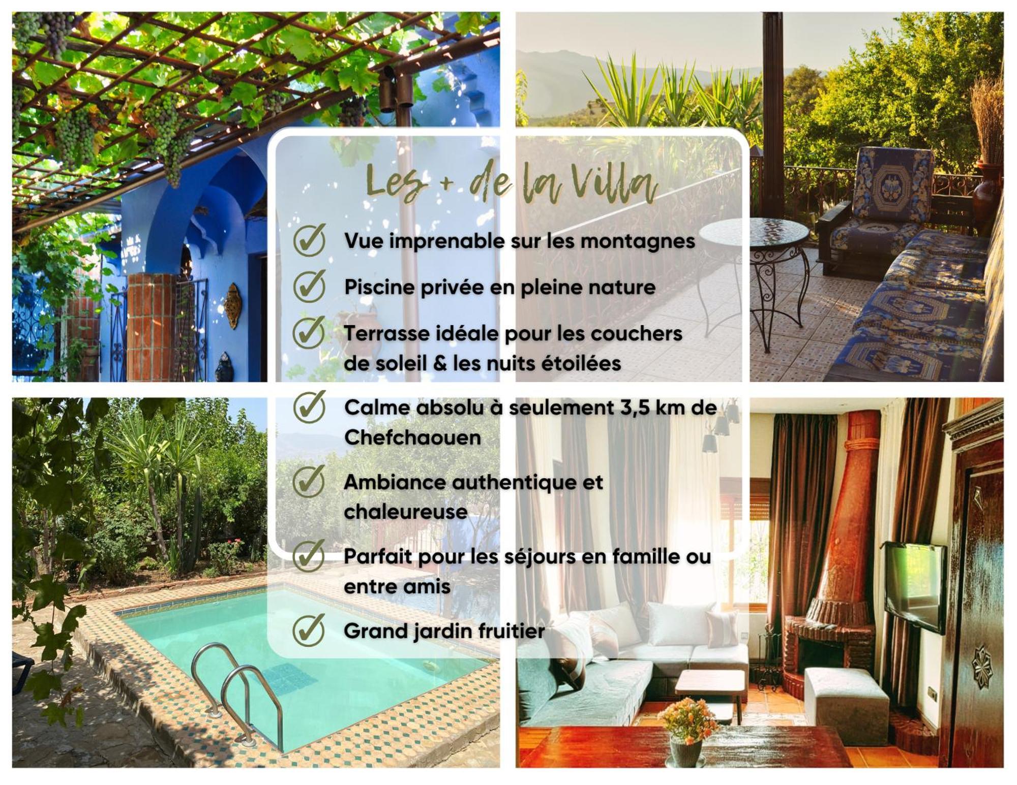 Villa Authentique Avec Vue Panoramique A 3 Km De Chefchaouen Eksteriør billede